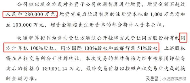 傍上华为软通动力一年躺入80亿！