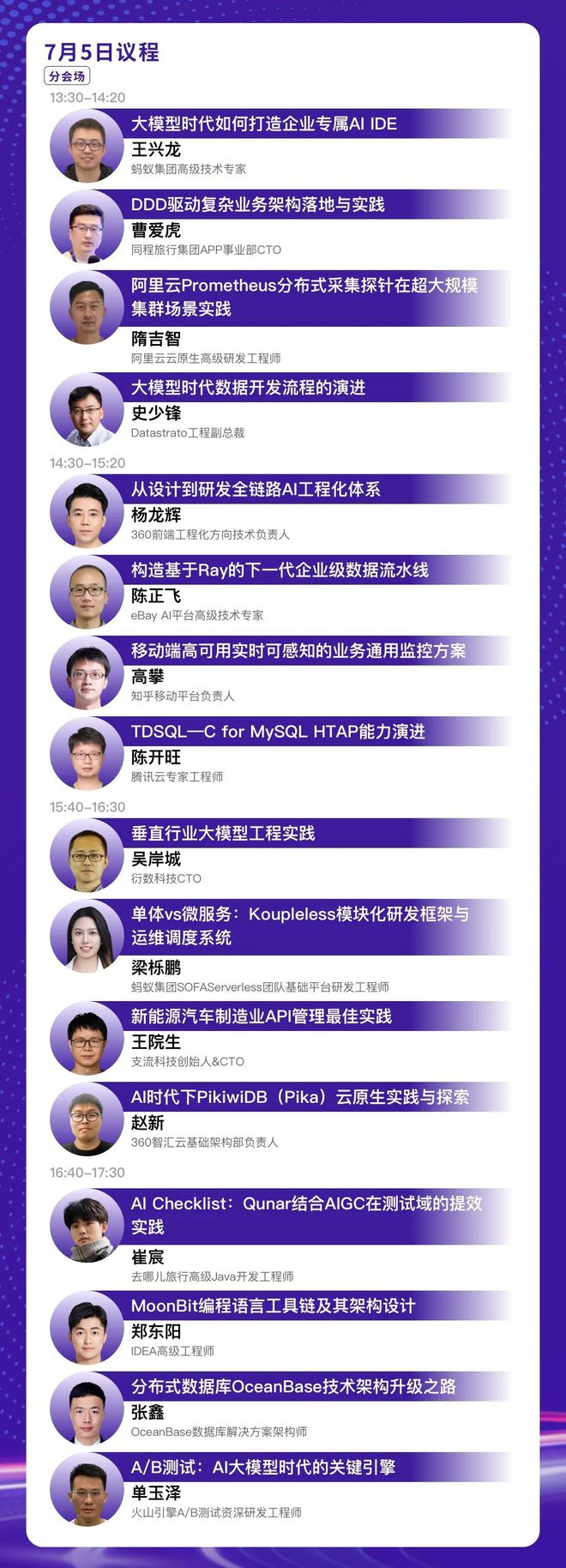 2024 全球软件研发技术大会最新最全的日程来了一键 Get 参会指南！(图5)