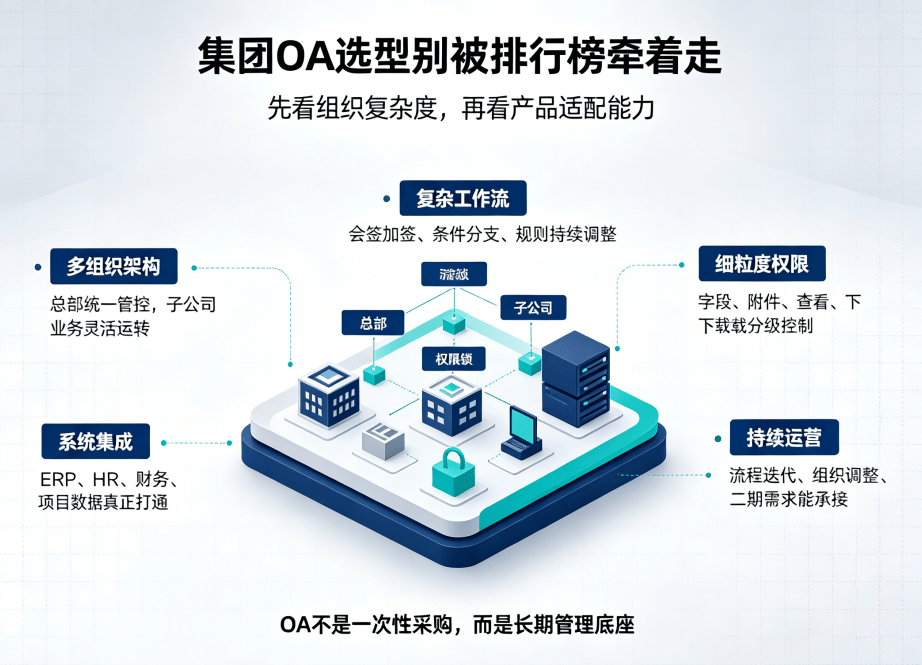 集团OA选型别再只盯着排行榜名次了(图1)