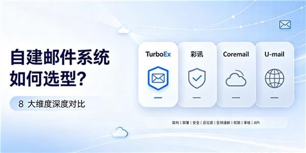 自建邮件系统选型TurboEx彩讯CoremailUMail对比选型建议(图1)